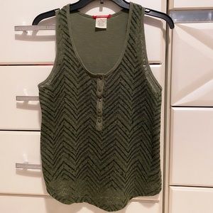 Union Bay Dark Green Tank Top